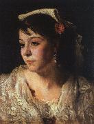 John Singer Sargent Head of an Italian Woman oil painting artist